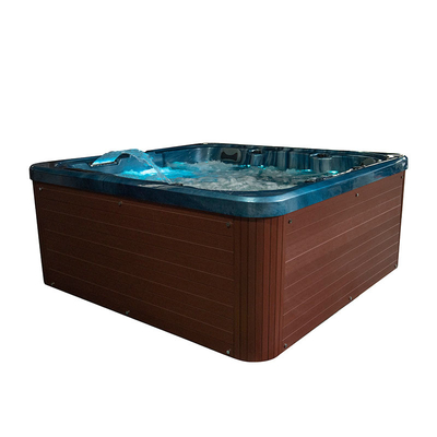 Hot Tub Outdoor SPA Bathtub Resin Whirlpool Massage PVC Plastic Wood Skirt